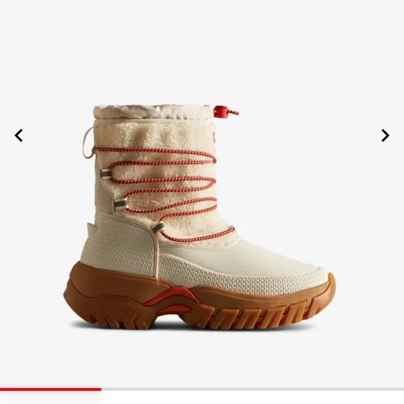 HUNTER ★(w) Wanderer Shearling Insulated Short  Boot Hunter Wanderer Shearling Insulated Short Snow Boots | Urban
